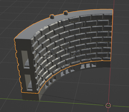 Curved Wall Make3d